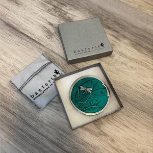 Danforth Pewter DRAGONFLY / TEAL PURSE
MIRROR
